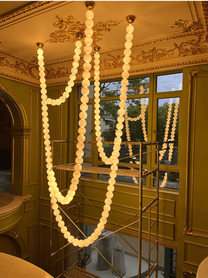 Halti Necklace Acrylic Chandelier - view 50