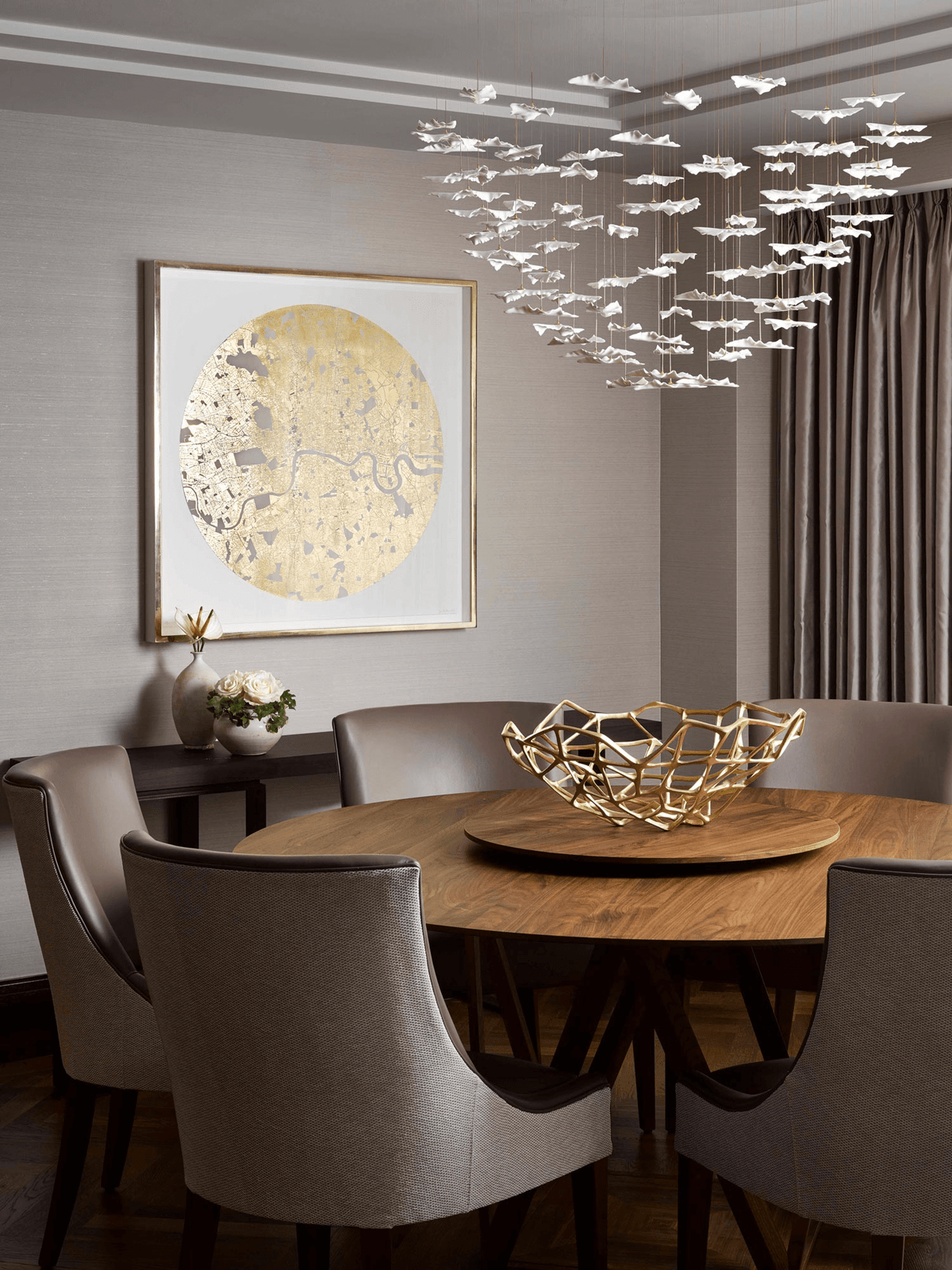 Galaxy Leaf Twisted Sculptural Meteor Shower Crystal Spiral Chandelier - view 28