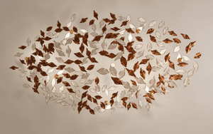 Galaxy Leaf Twisted Sculptural Meteor Shower Crystal Spiral Chandelier - view 37