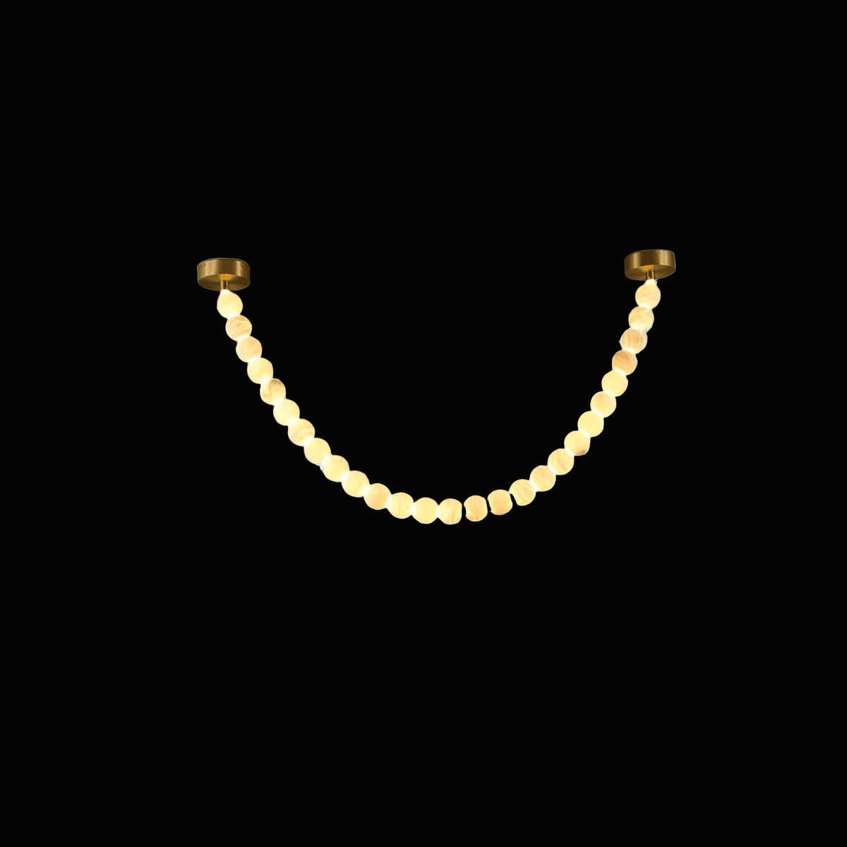 Alabaster Pearl Necklace Chandelier - view 46