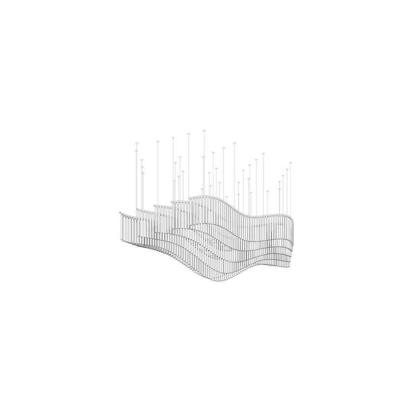 Rivella Cascade Fringe Crystal Chandelier - view 10