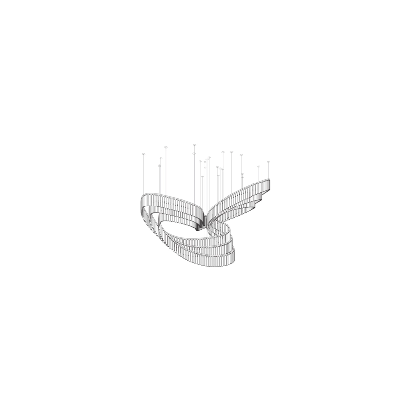 Rivella Cascade Fringe Crystal Chandelier - view 13