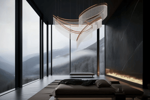 Rivella Cascade Fringe Crystal Chandelier - view 16