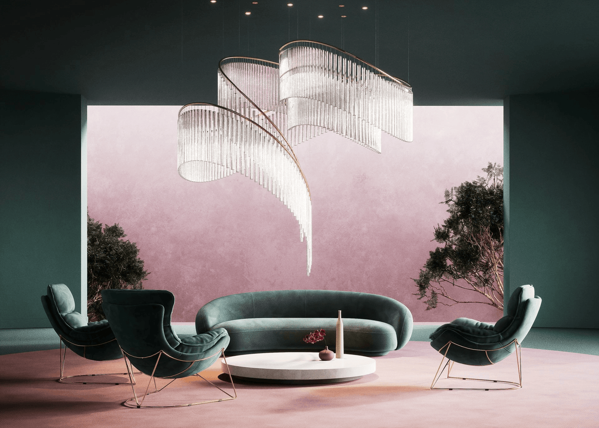 Rivella Cascade Fringe Crystal Chandelier - view 18