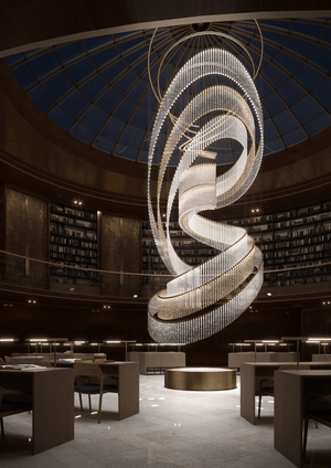 Crystal Spin Customize Chandelier - view 23