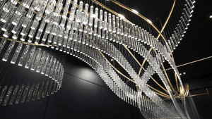 Rivella Cascade Fringe Crystal Chandelier - view 24