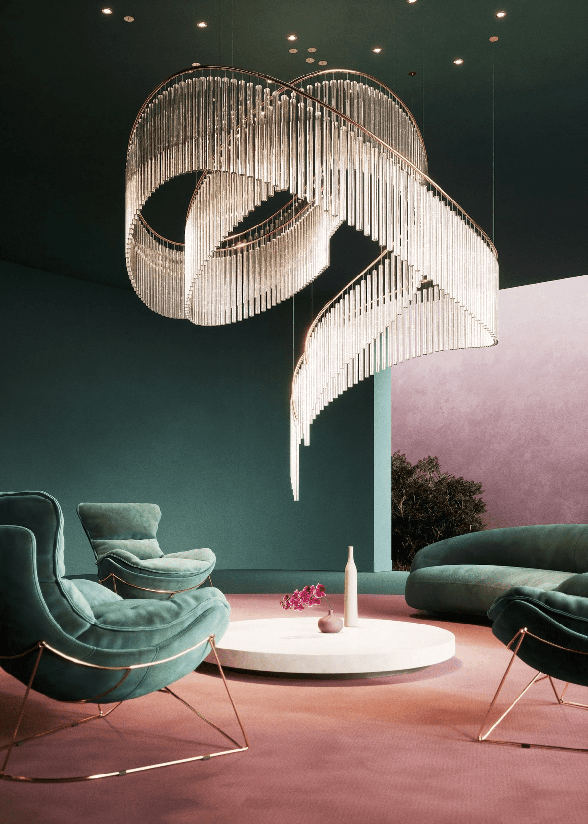 Crystal Spin Customize Chandelier - view 26