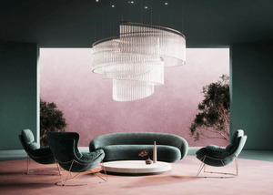 Rivella Cascade Fringe Crystal Chandelier - view 29