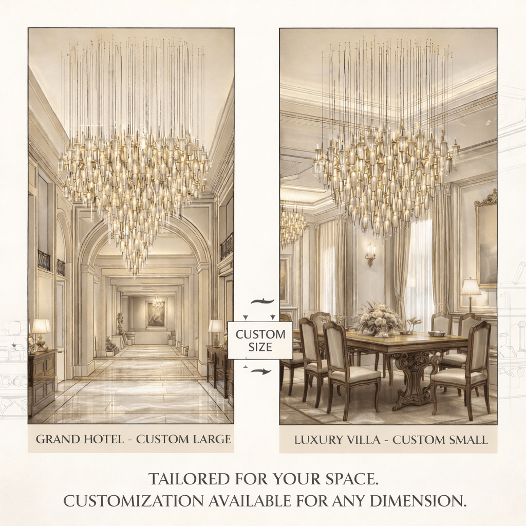 Vitara Meteor Shower Crystal Spiral Chandelier - view 13