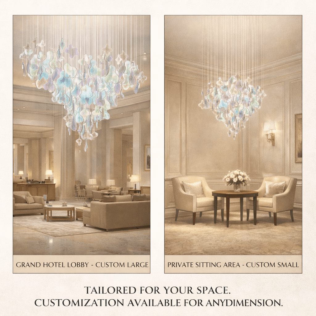 Galaxy Iris Iridescent Blossom Chandelier - view 19