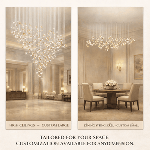 Galaxy Frosted Petals Frozen Chandelier - view 15