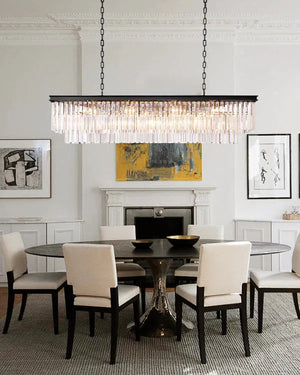 1920s Orion Art Deco Rectangular Chandelier 40"49"59"72" - view 29