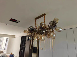 Modern Wine Glass Shape Chandelier Italian Light Luxury Light Fixture for Dining Room/Living Room - view 11