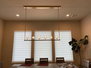 Crysball Glass Linear Chandelier 48" - view 19