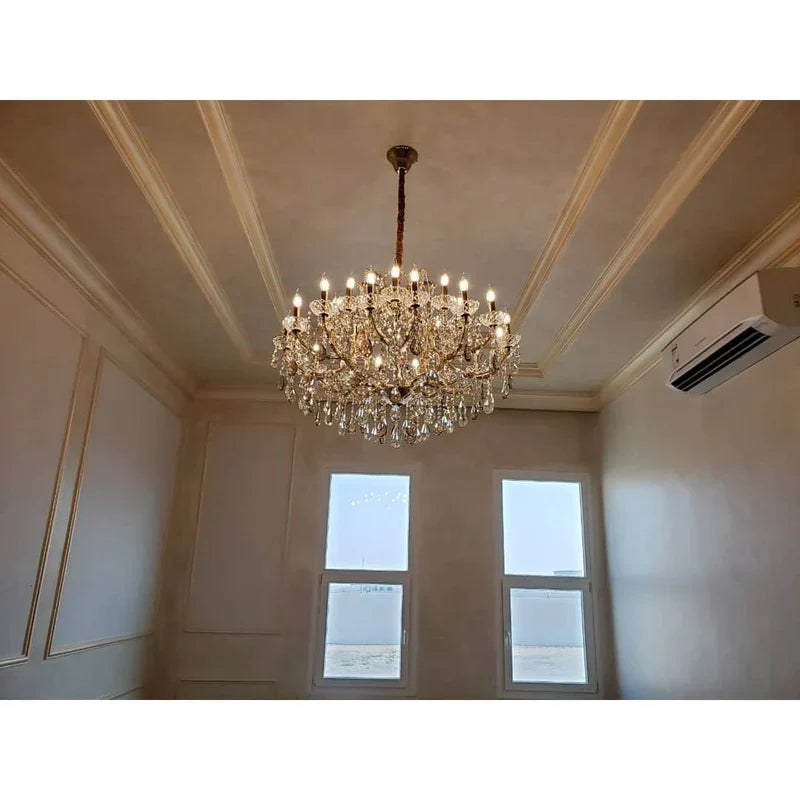 Allumage Extra Wide Classic Crystal Chandelier, K9 crystal - view 18