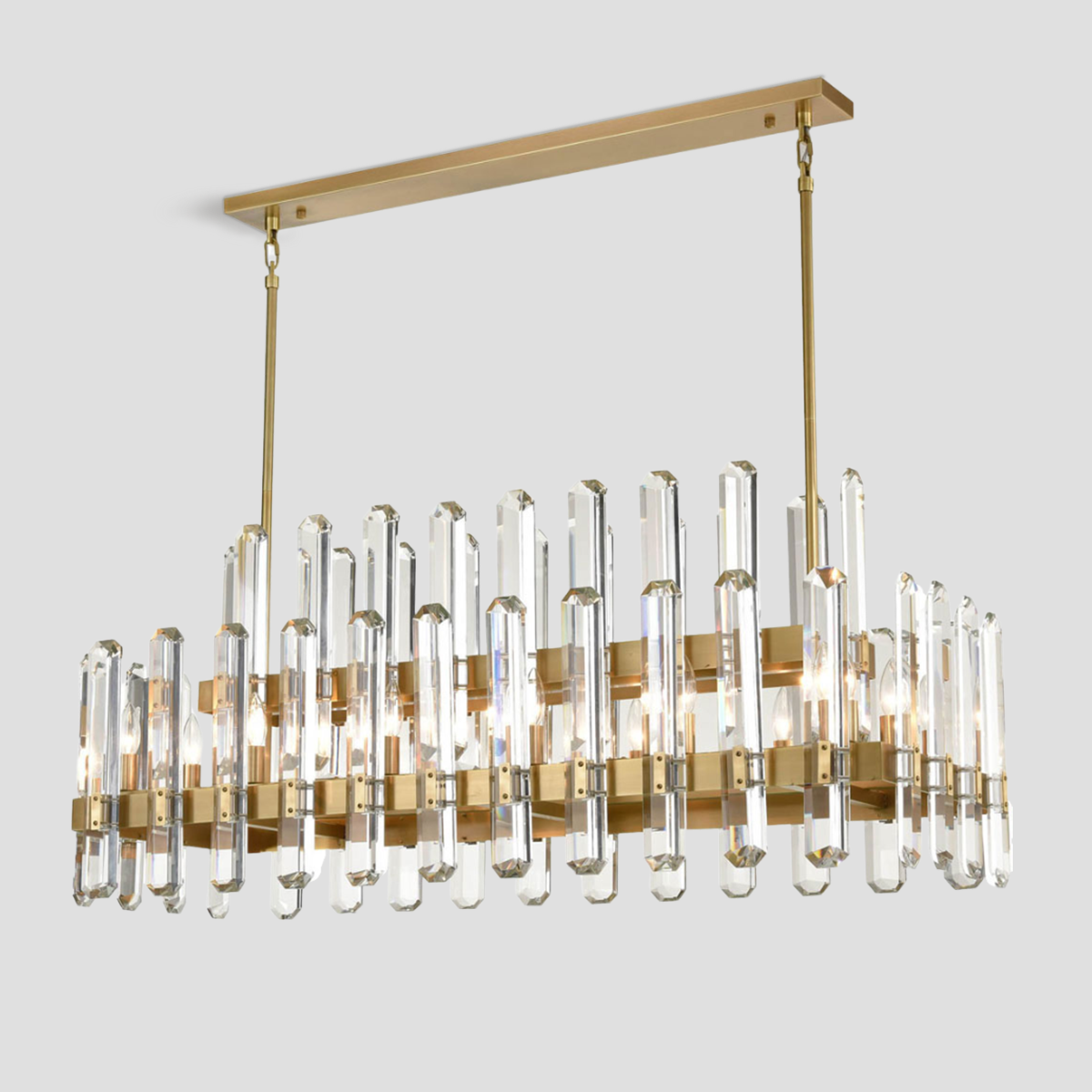 Isolde Crystal Linear Chandelier - view 6