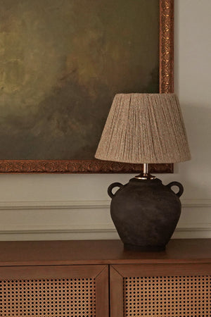 Jute Lampshade Drum - view 2