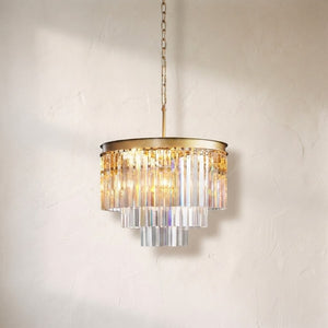 1920s Orion Art Deco Round Chandelier 20"32"44"