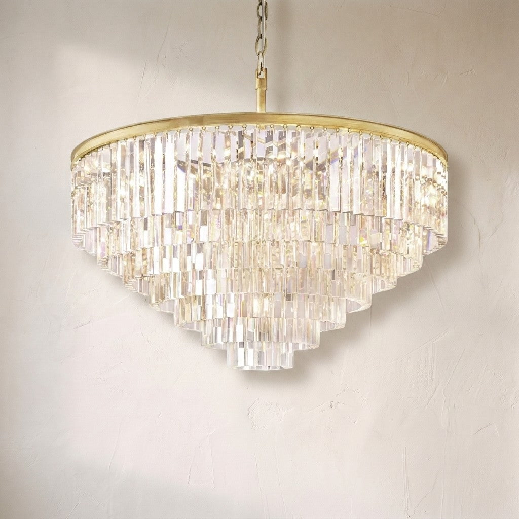 1920s Orion Art Deco Round Chandelier 20", iron