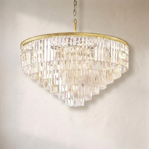 1920s Orion Art Deco Round Chandelier 20", iron