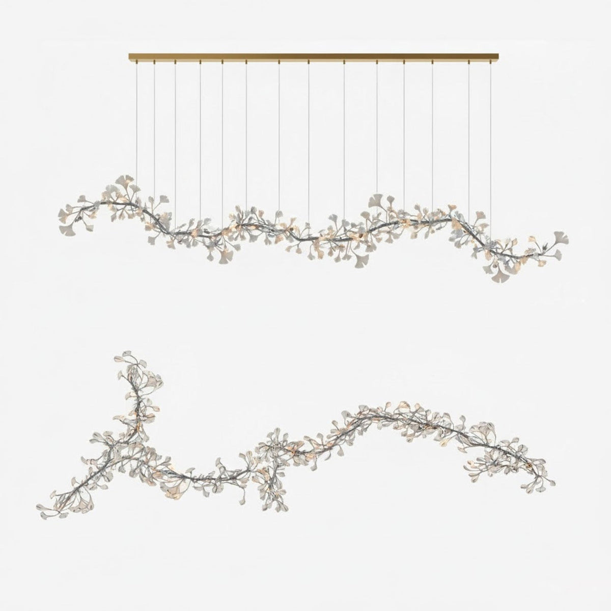 Gingko Ceramic Branch Chandelier E - view 52