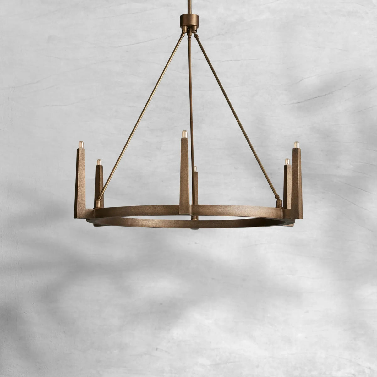 Emmet Round Chandelier 42''54'' - view 9