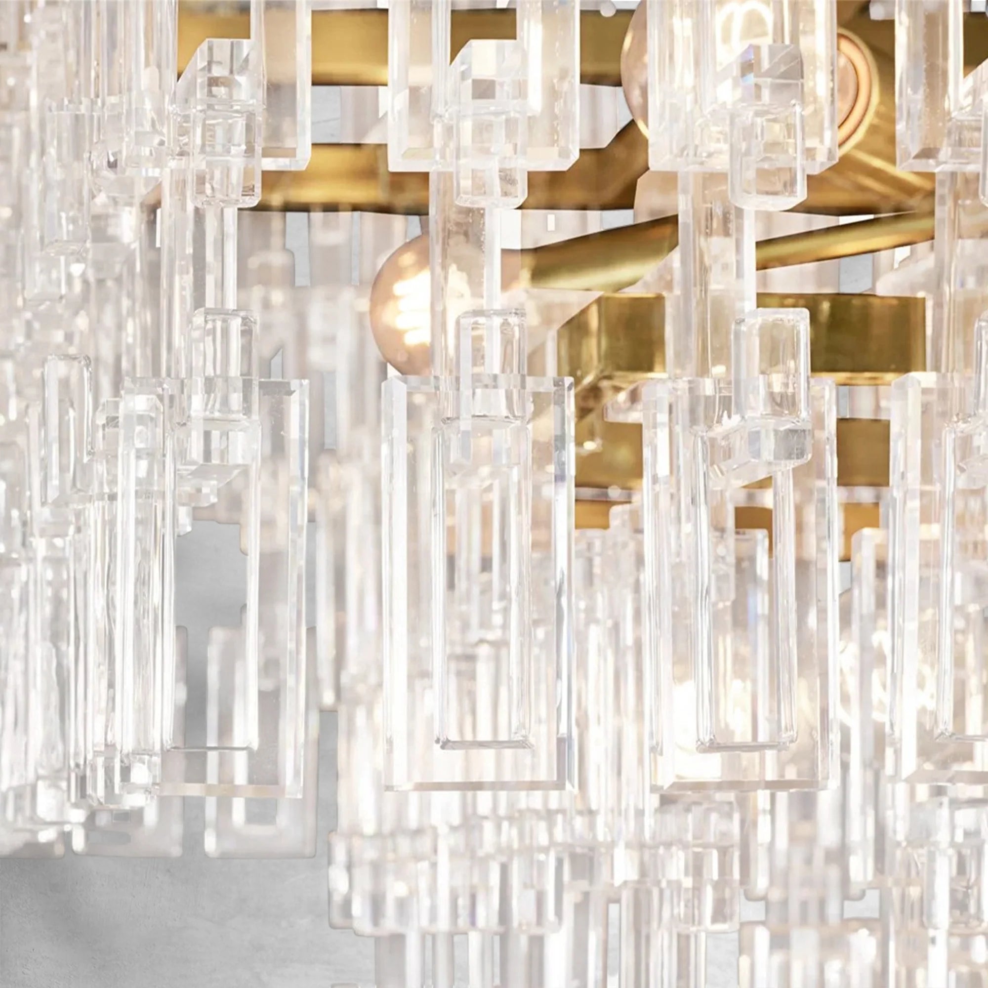 Montis Multi-Tier Rectangular Chandelier 60" 72"