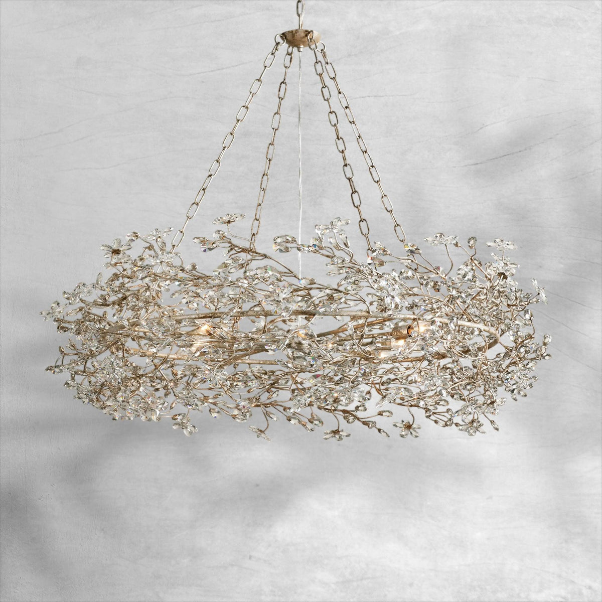 Fiore Crown Chandelier 39" 48" 60" - view 36