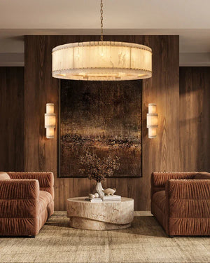 Sienna Marcus Alabaster Round Chandelier - view 21
