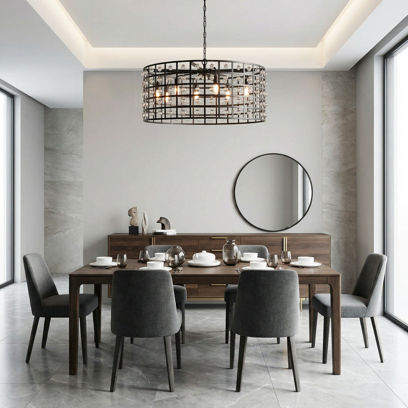 La Cage Round Chandelier 6/8/12 Light - view 3