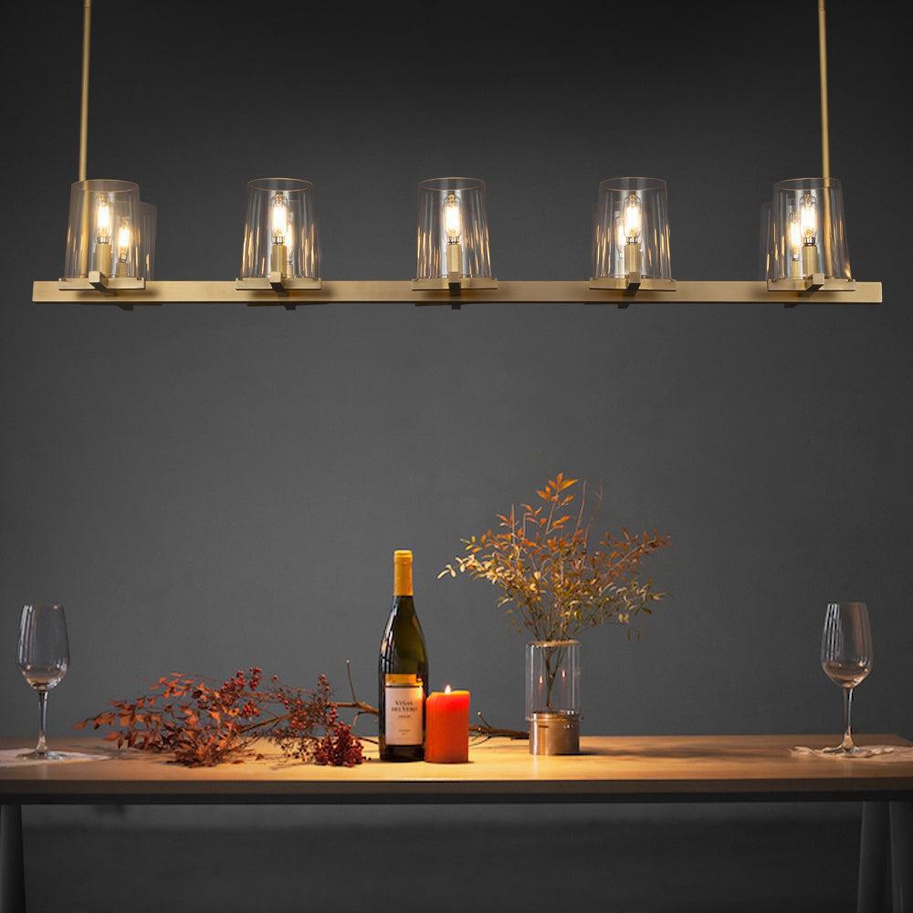 Prism Modern Linear Chandelier 49"60" - view 15