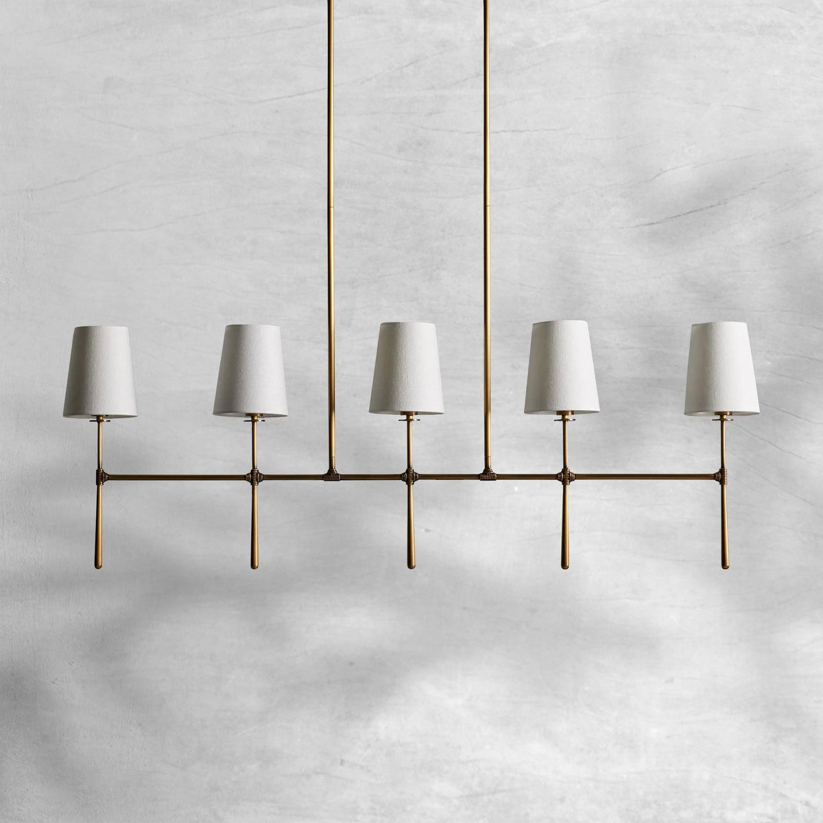 Rhodes Linear Chandelier 5/6 Light - view 2
