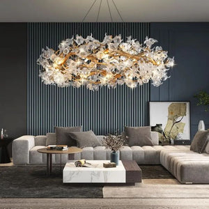 Datura Flower Modern Dining Branch Chandelier - view 3