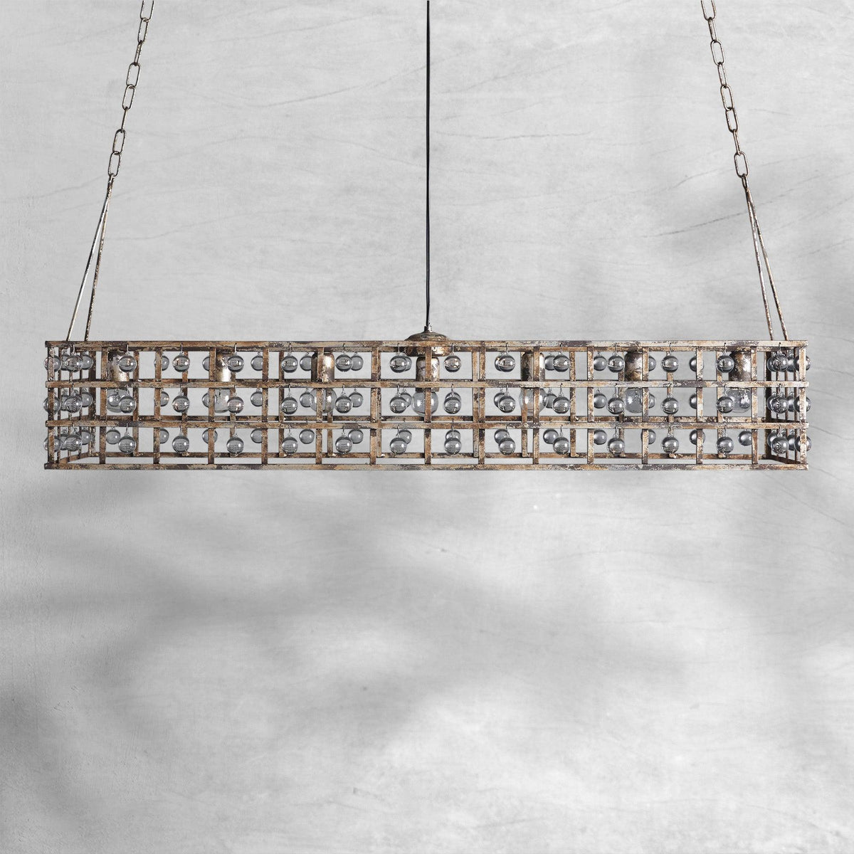 La Cage Rectangular Chandelier 7 Light - view 6