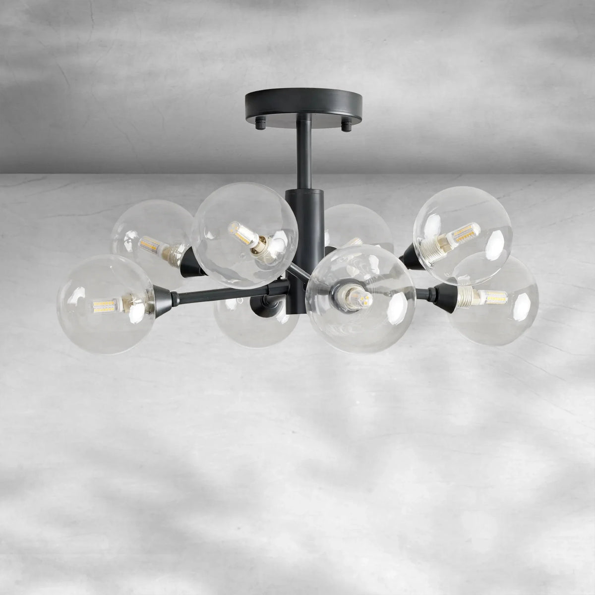 Apollo Moder Glass Ball Flushmount 20''36''47'', flush mount - view 21