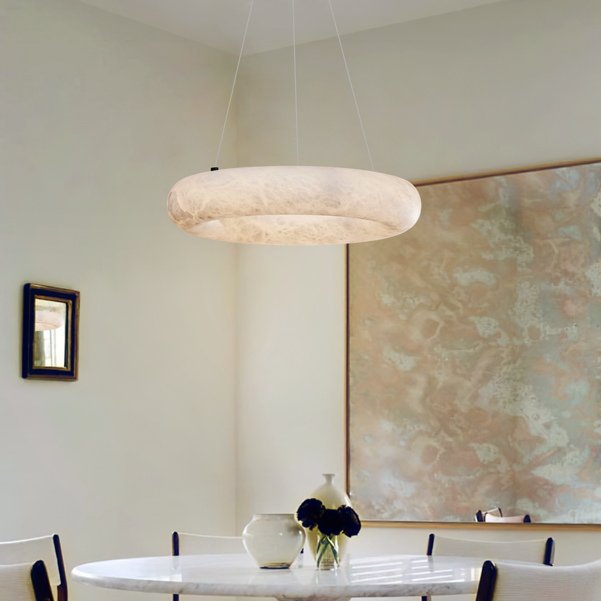 Alabaster Ring XL Chandelier - view 3