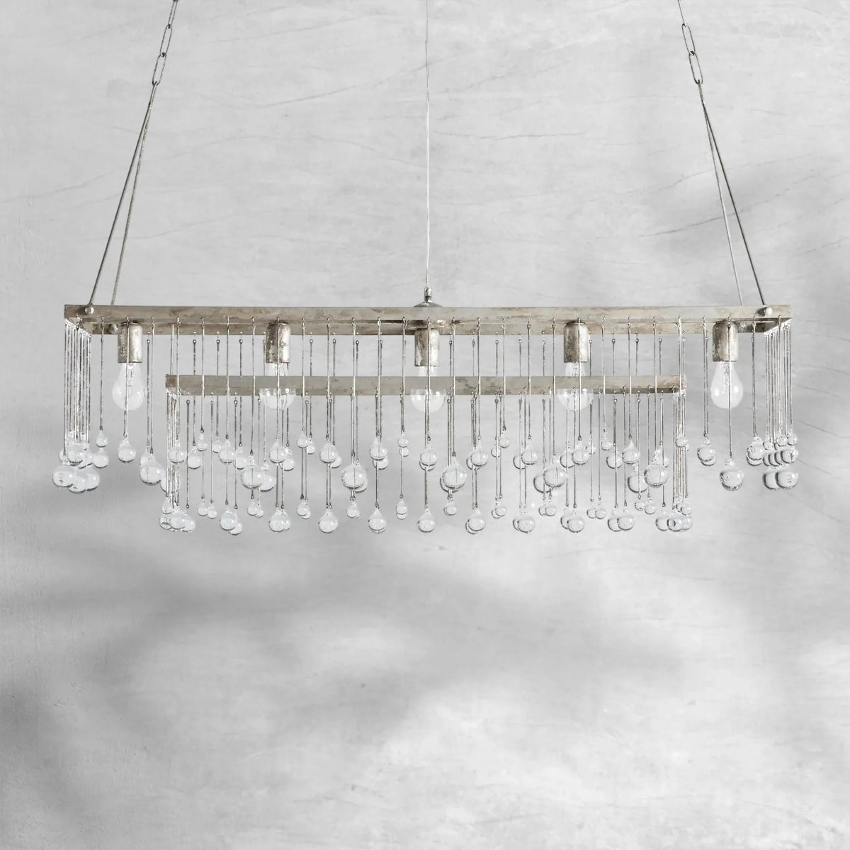 Aubrey Rectangular Chandelier 47''60'' - view 27