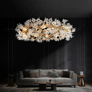 Datura Flower Modern Dining Branch Chandelier - view 6