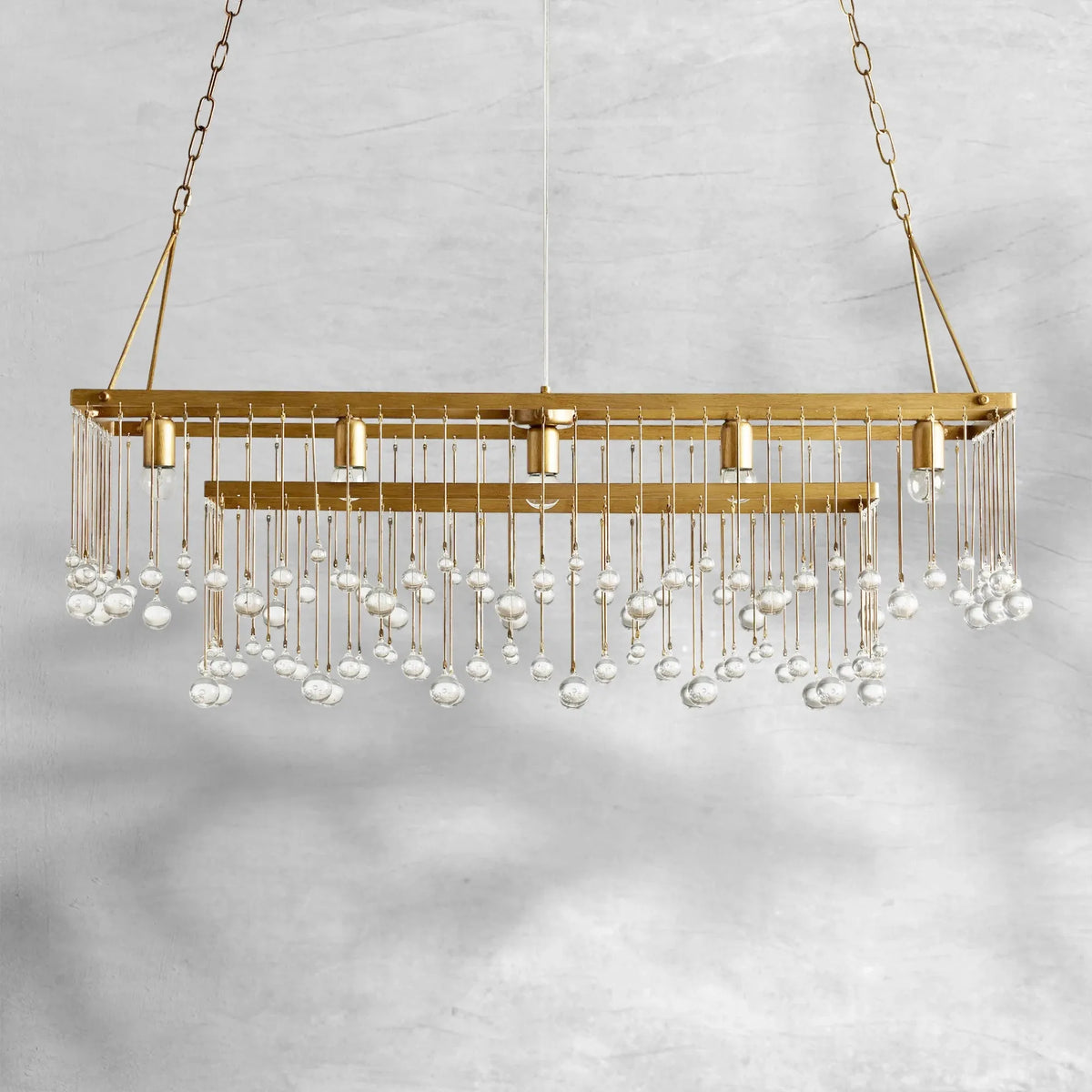 Aubrey Rectangular Chandelier 47''60'' - view 11