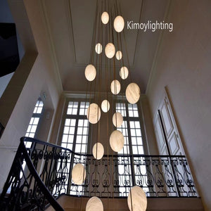Share Alabaster Global Wavy Chandelier - view 3