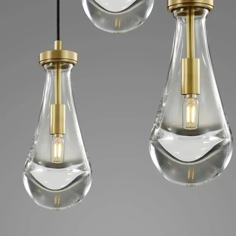 Raindrop Round Chandelier 2-Light 5" - view 8