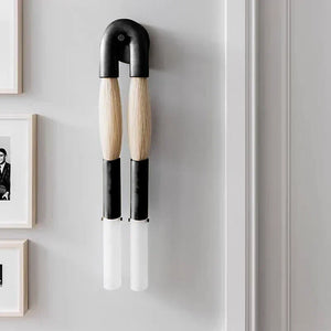 Double Head Antonia Horsehair Sconce, glass wall sconce - view 13