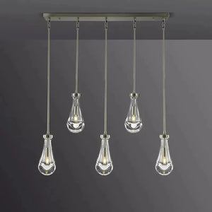 Raindrop Linear Chandelier 5-Light 36" - view 5