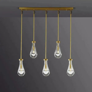 Raindrop Linear Chandelier 5-Light 36" - view 3
