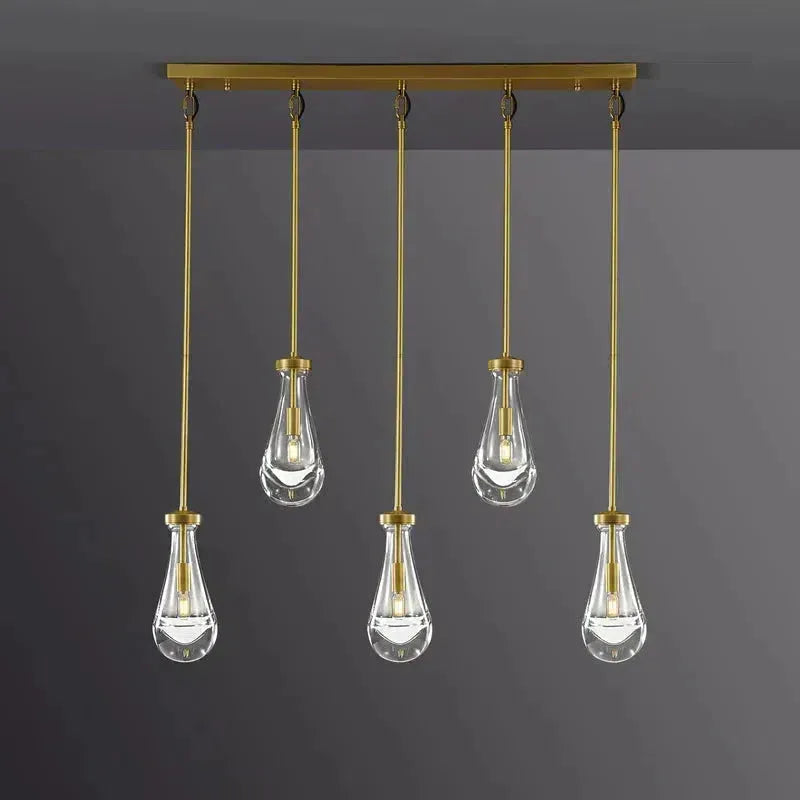Raindrop Linear Chandelier 5-Light 36" - view 3
