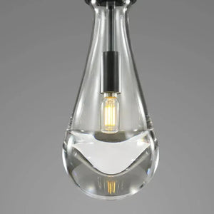 Raindrop Round Chandelier 5 Lights 14"D - view 8