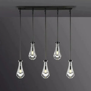Raindrop Linear Chandelier 5-Light 36" - view 4