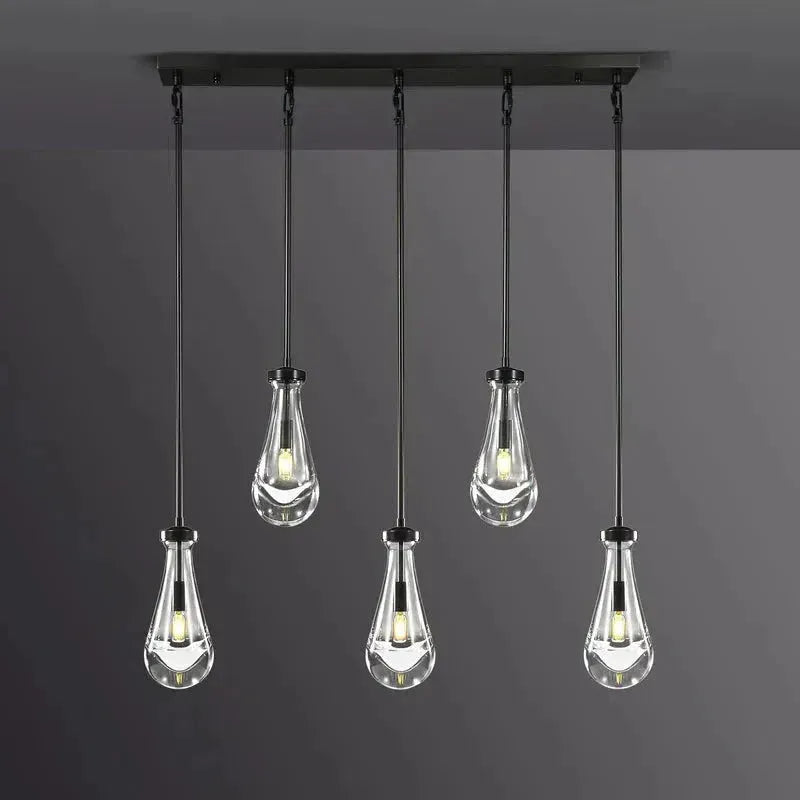 Raindrop Linear Chandelier 5-Light 36" - view 4