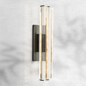 Aureon Crystal Double Sconce, wall sconce - view 2