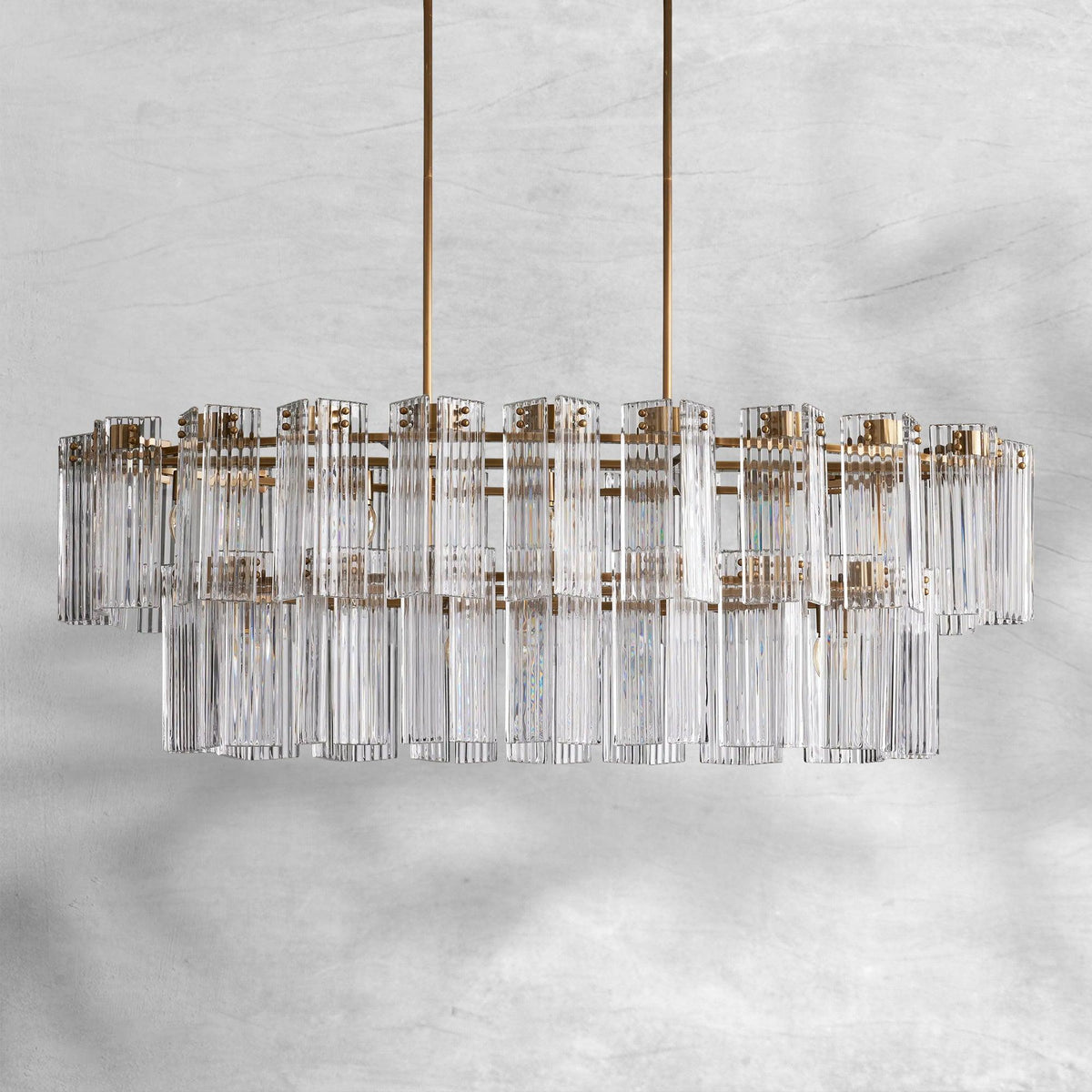 Delsie Oval Chandelier 51''63''72'' - view 35